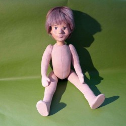 Sasha - Kurspuppe (Gipskopf)